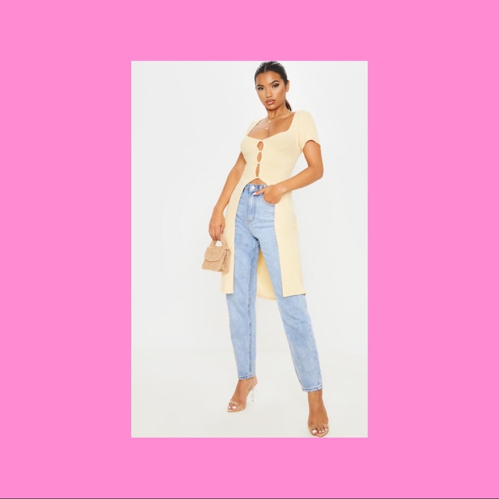 Yellow Long Top